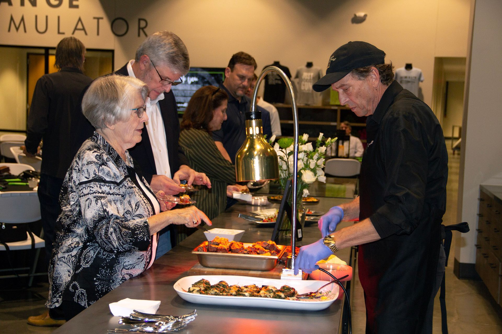 People Getting Food | McKinney, TX | The Range in McKinney
