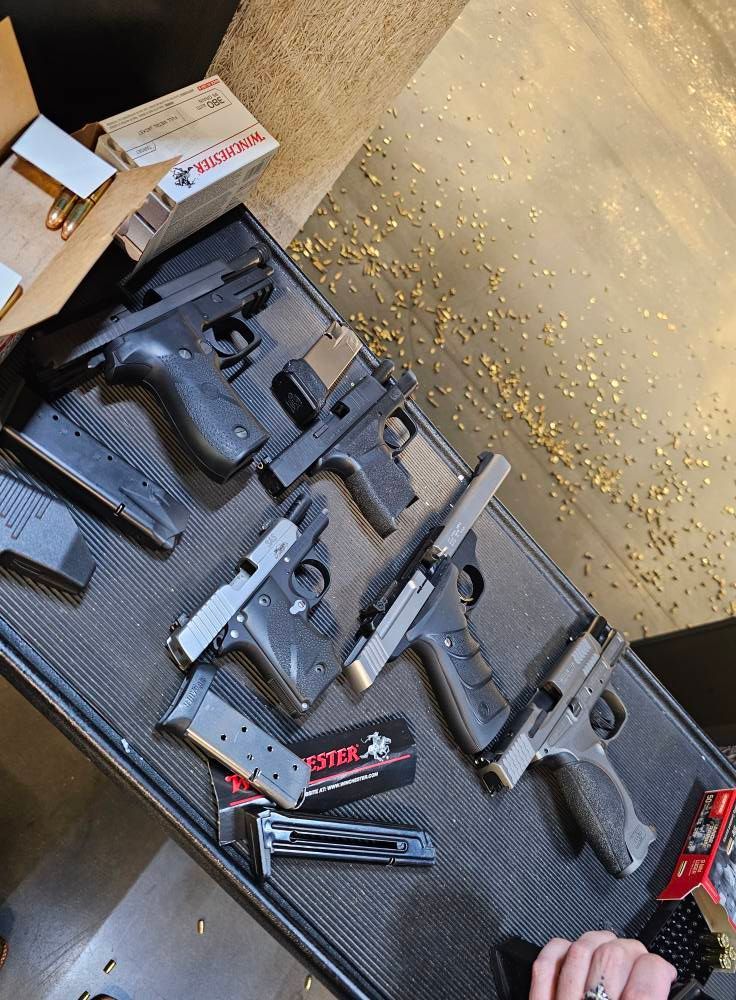 Case of rental handguns at The Range in McKinney