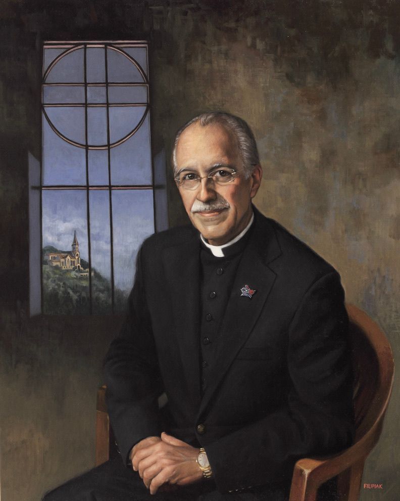 Reverend Ronald Olszewski - Ann Filipiak Oil Portrait