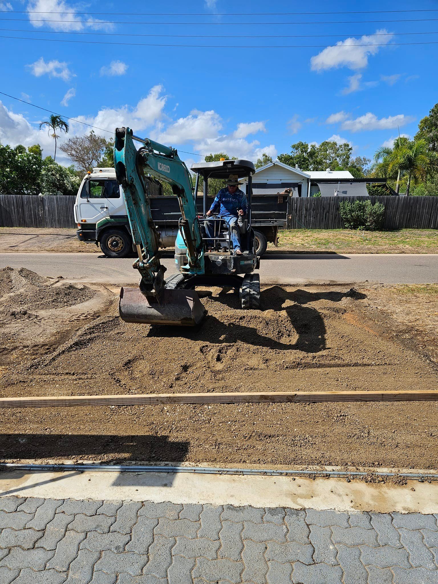 Mini Excavator on a Gravel Bed — AGM HIRE NQ in Kelso, QLD