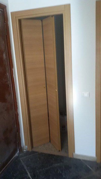 wooden folding door intercromatica La Spezia