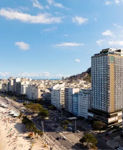 Rio Othon Palace na praia de Copacabana