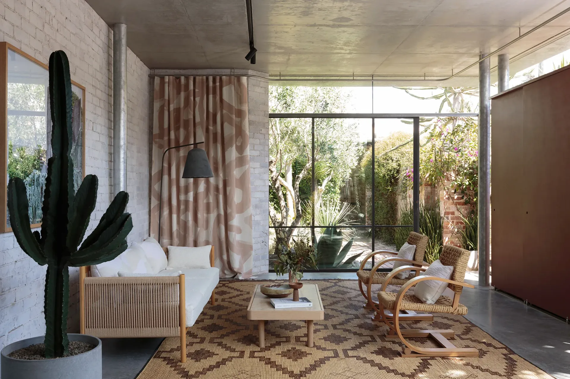 Brown Aesthetic Interior — Launceston, TAS — Winflo Curtains