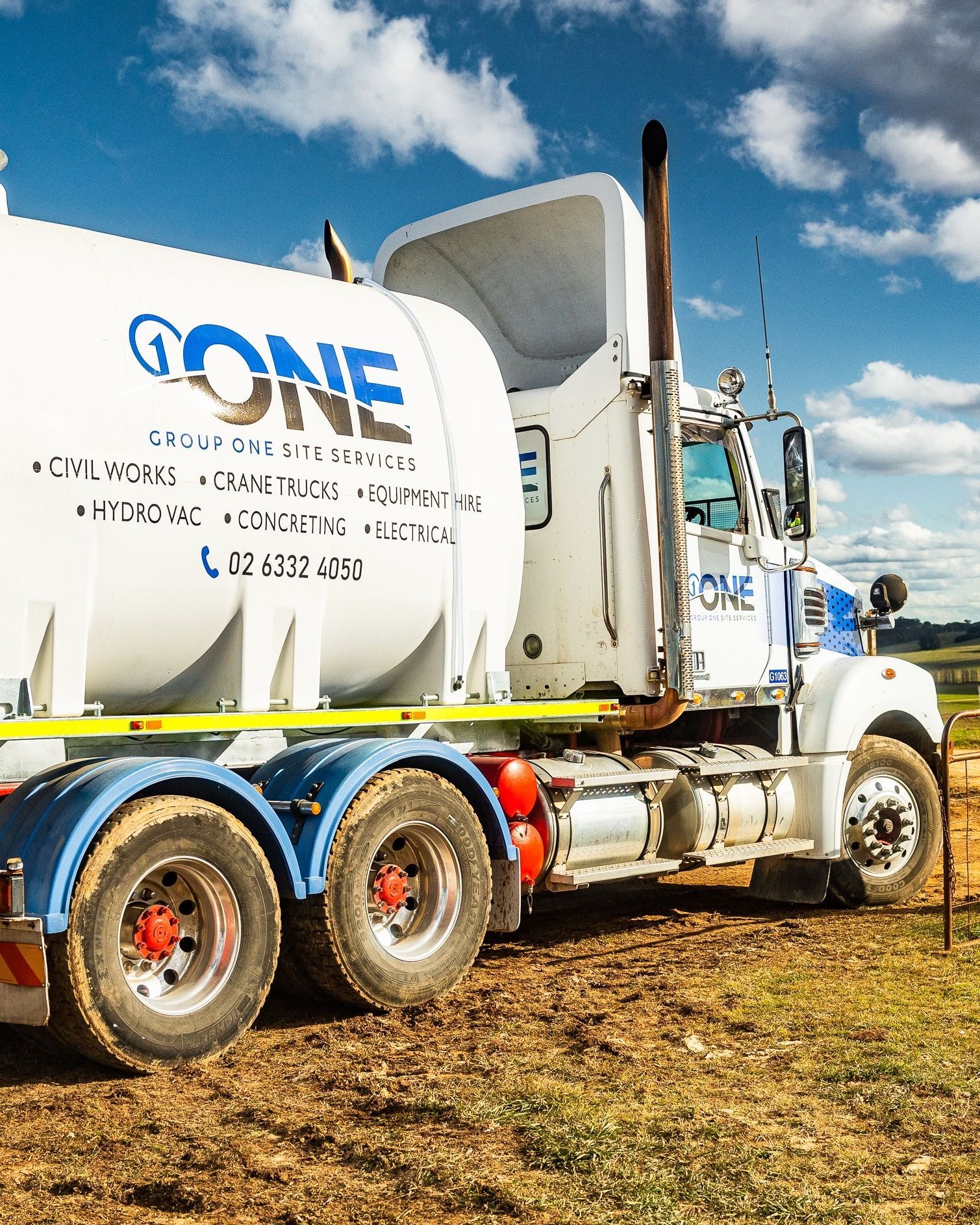 A White Industrial Tanker Truck — One Group Industries Pty Ltd in Bathurst, NSW