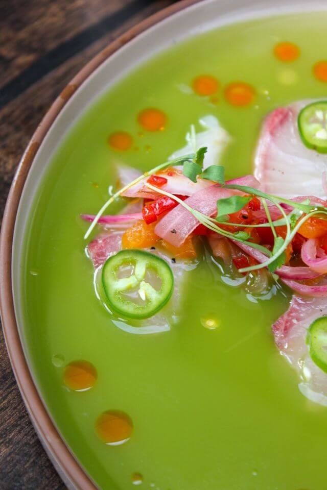 Aguachile Verde at Dahlia tapas