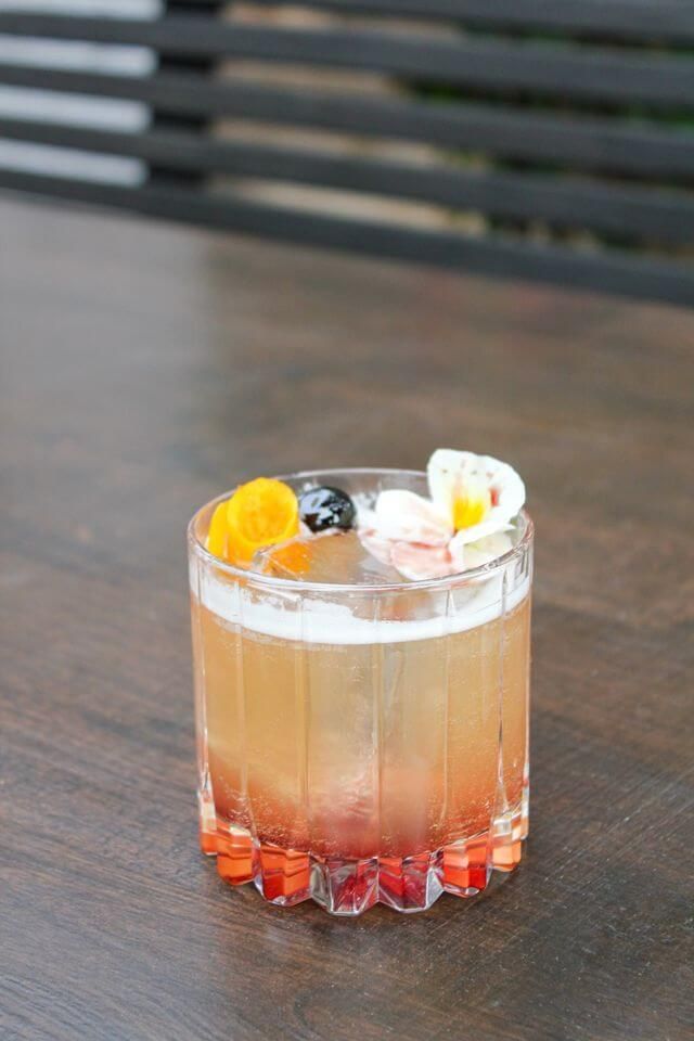 El Viejon Whiskey Cocktail at Dahlia Tapas