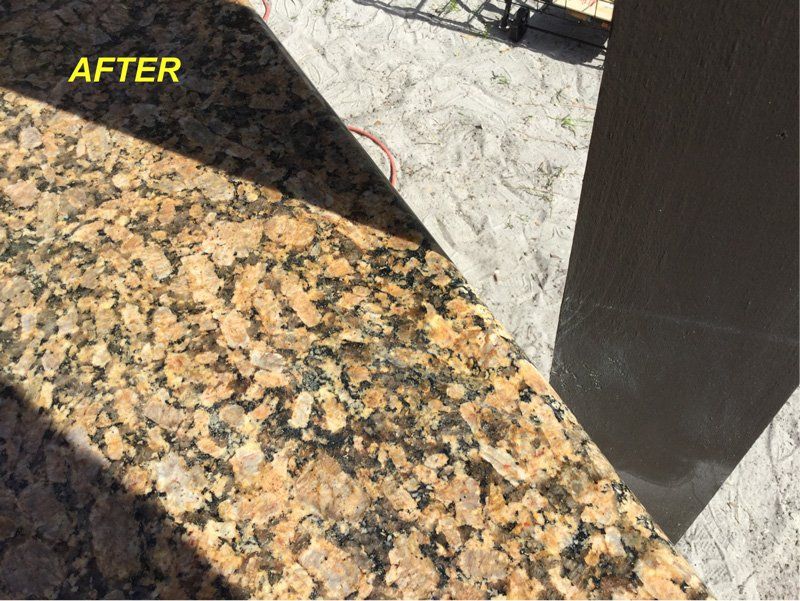 Changing Counter Top After — North Port, FL — The Rock Doctor Inc.