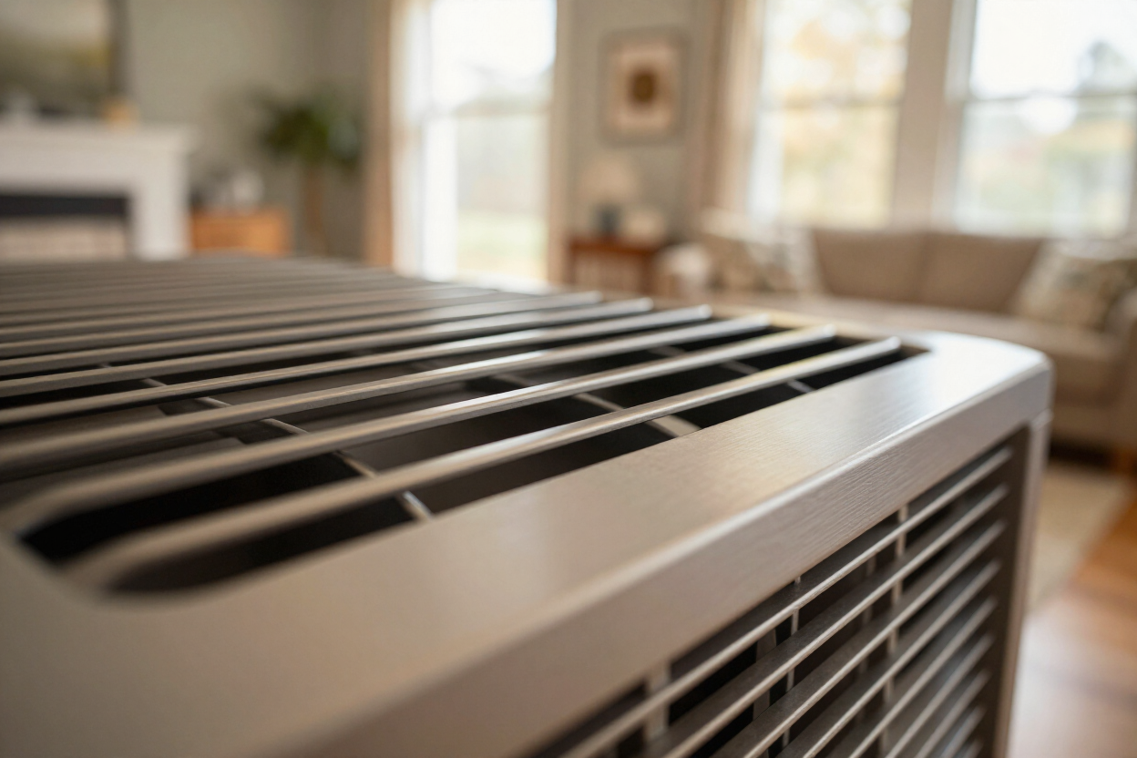 Indoor air quality and HVAC ventilation system inside Atlanta GA home — Affordable Heating & Air Conditioning.