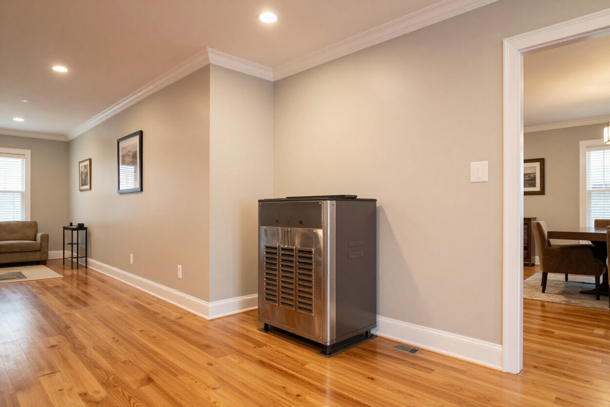 Residential heating system inside an Atlanta, GA home — Affordable Heating & Air Conditioning.
