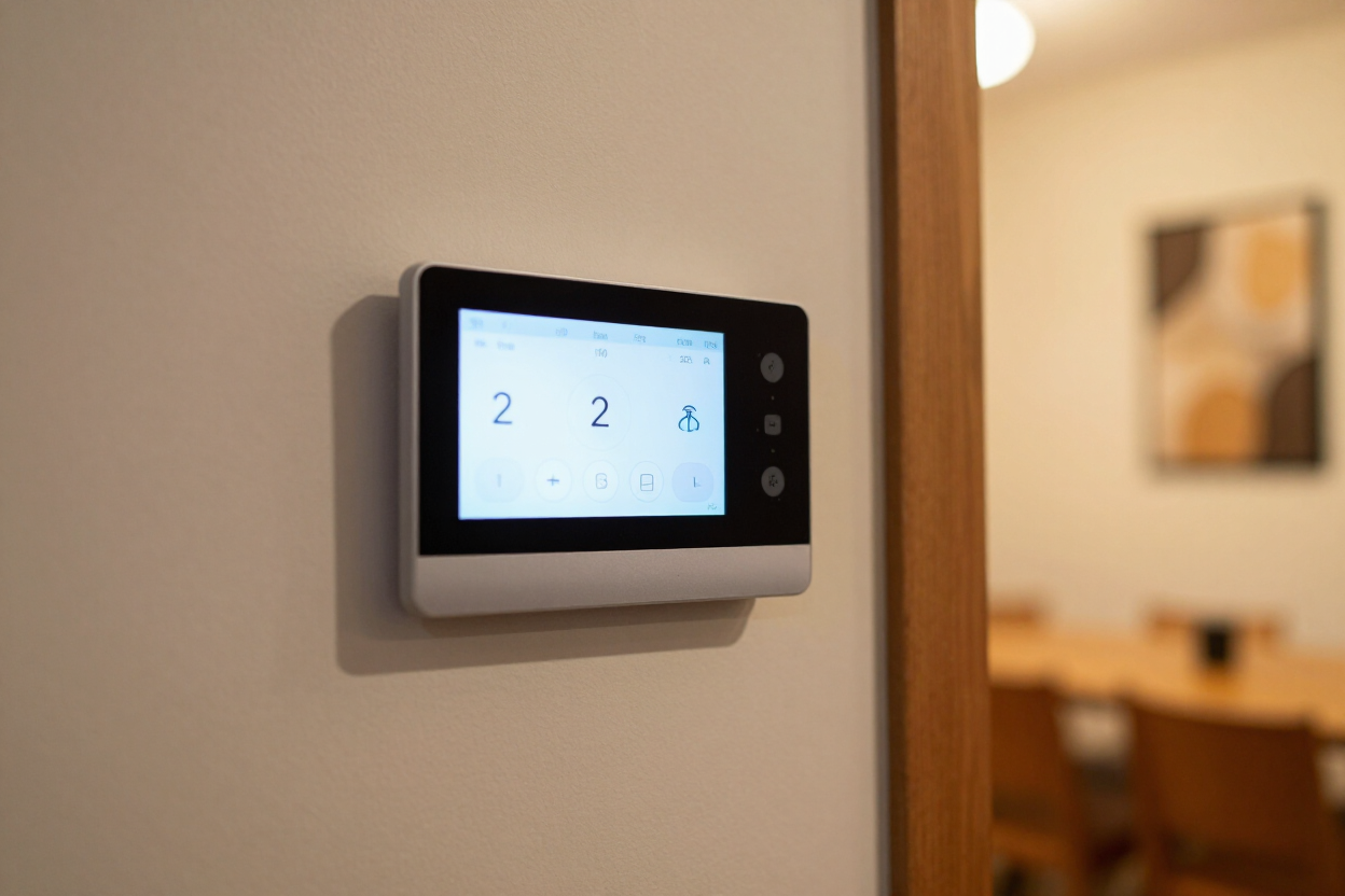Smart thermostat installation in Atlanta GA home — Affordable Heating & Air Conditioning