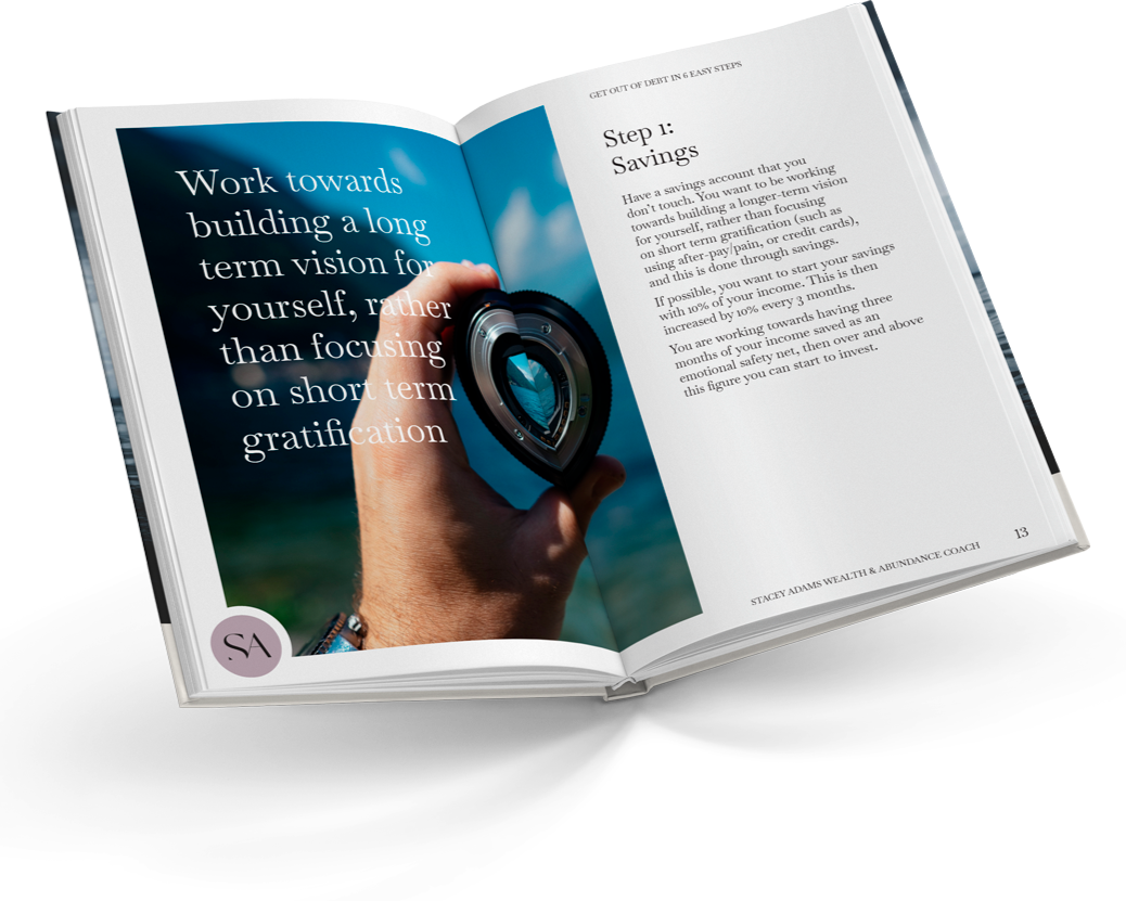 Stacey Adams Free eBook Get Out Of Debt in 6 Simple Steps