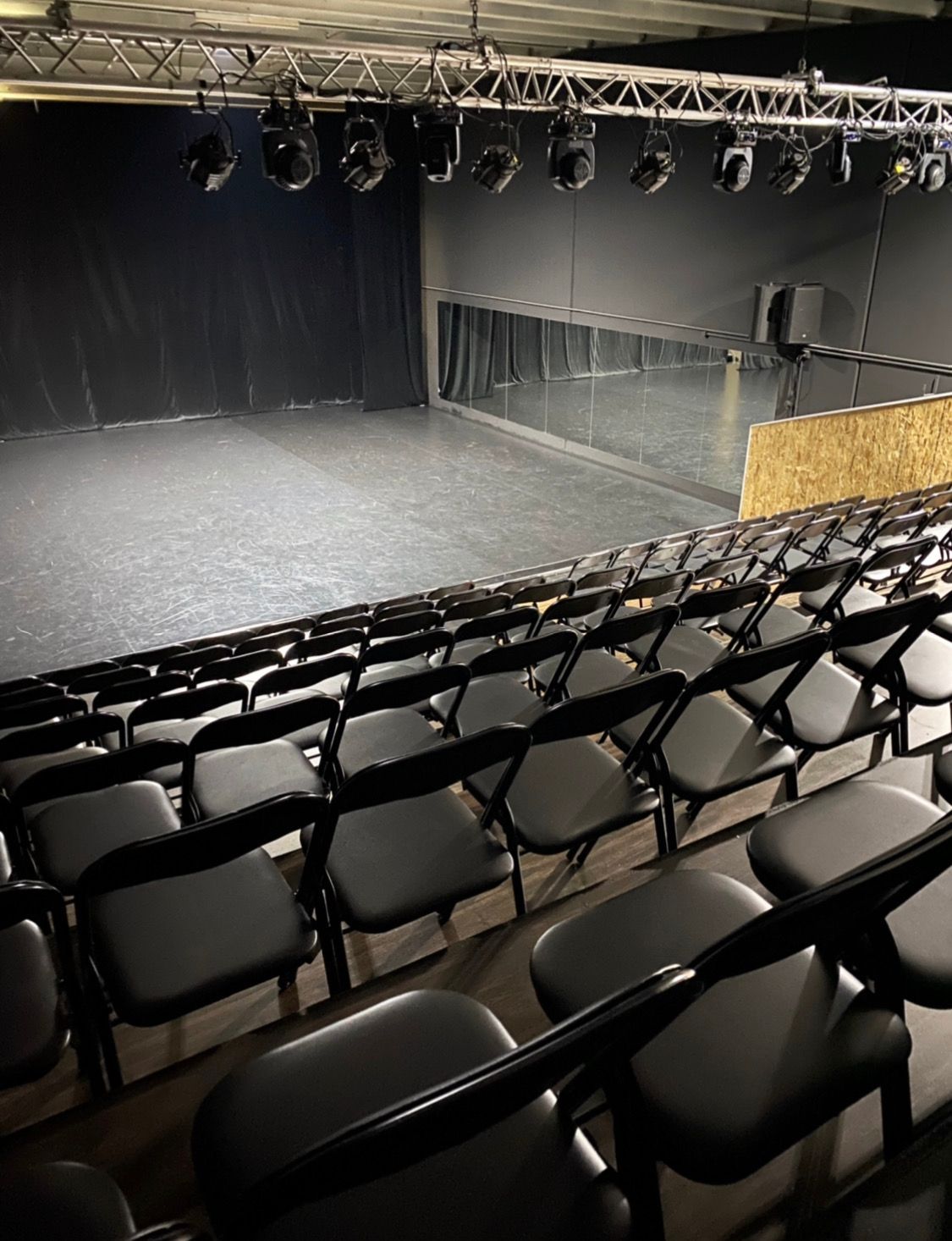 Stage lights at the theater