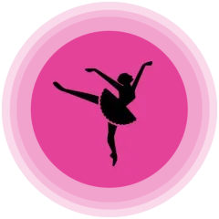 Illustration of a person dancing icon