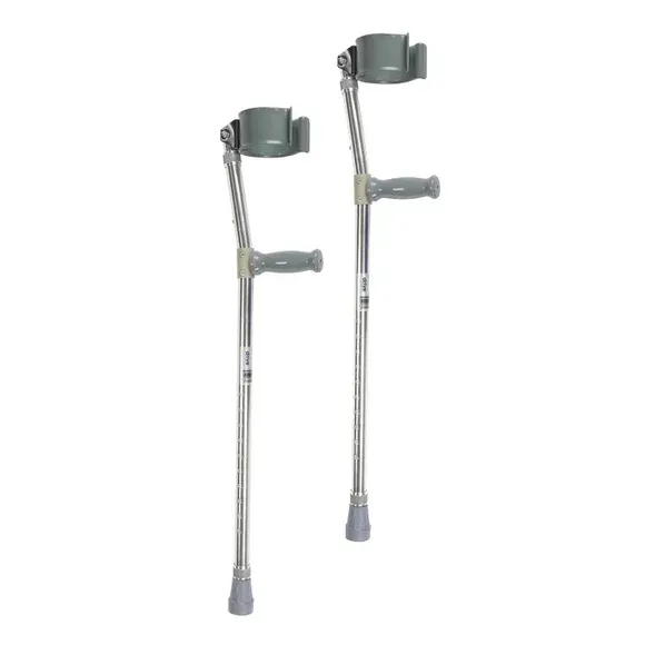 BARIATRIC STEEL FOREARM CRUTCHES