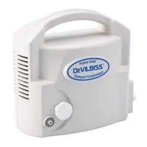 It is a devilbiss compact compressor with a handle.