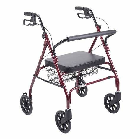 GO LITE BARIATRIC STEEL ROLLATOR