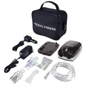 The aerial voyager is a portable oxygen machine with a bag.