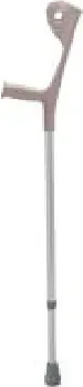 A pair of crutches on a white background.