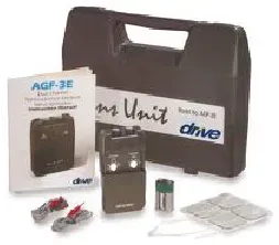 A picture of a tens unit in a case.