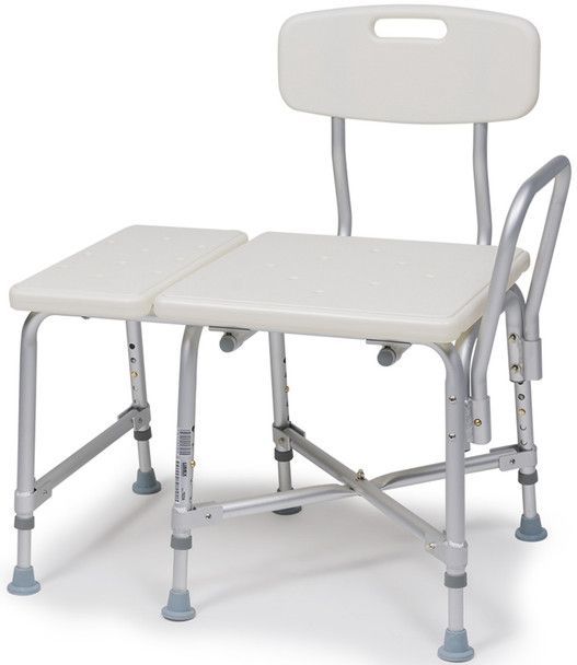 DELUXE BARIATRIC TRANSFER BENCH WITH CROSS-FRAME BRACE