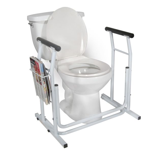 FREE STANDING TOILET SAFETY RAIL