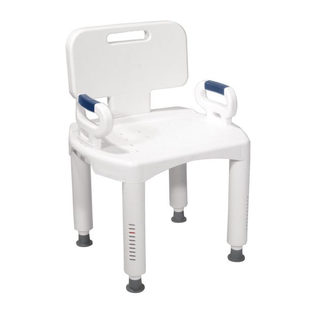 PREMIUM SERIES SHOWER CHAIR WITH BACK AND ARMS