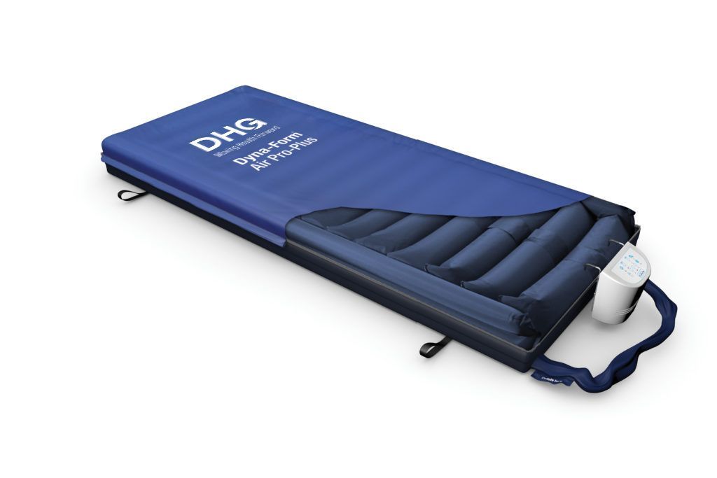 LATERAL ROTATION MATTRESS WITH ON DEMAND LOW AIR LOSS