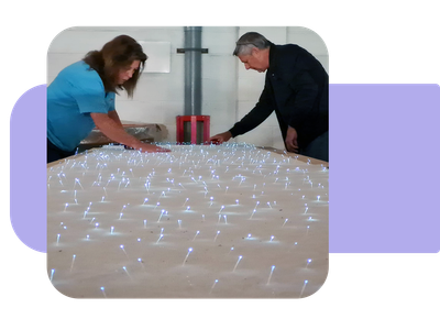 fibre optic carpets