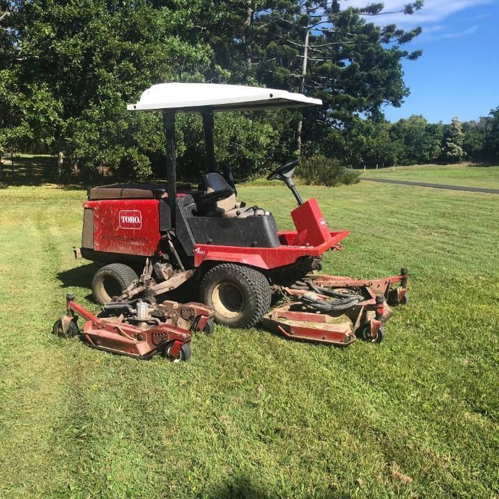 A Toro Lawn Mower is Parked in a Grassy Field — 4WD Slashing & Large Area Mowing In Alstonville, NSW