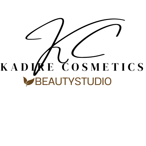 Ein Logo für ein Schönheitsstudio namens Kadir Cosmetics Beautystudio.