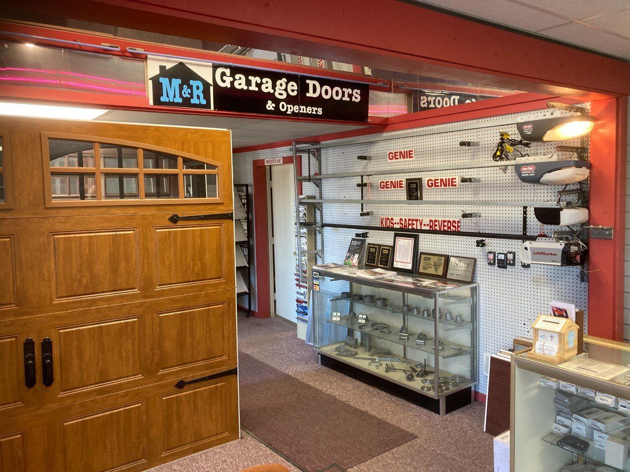 White Small Door - Bay City, MI - M & R Garage Doors & Openers
