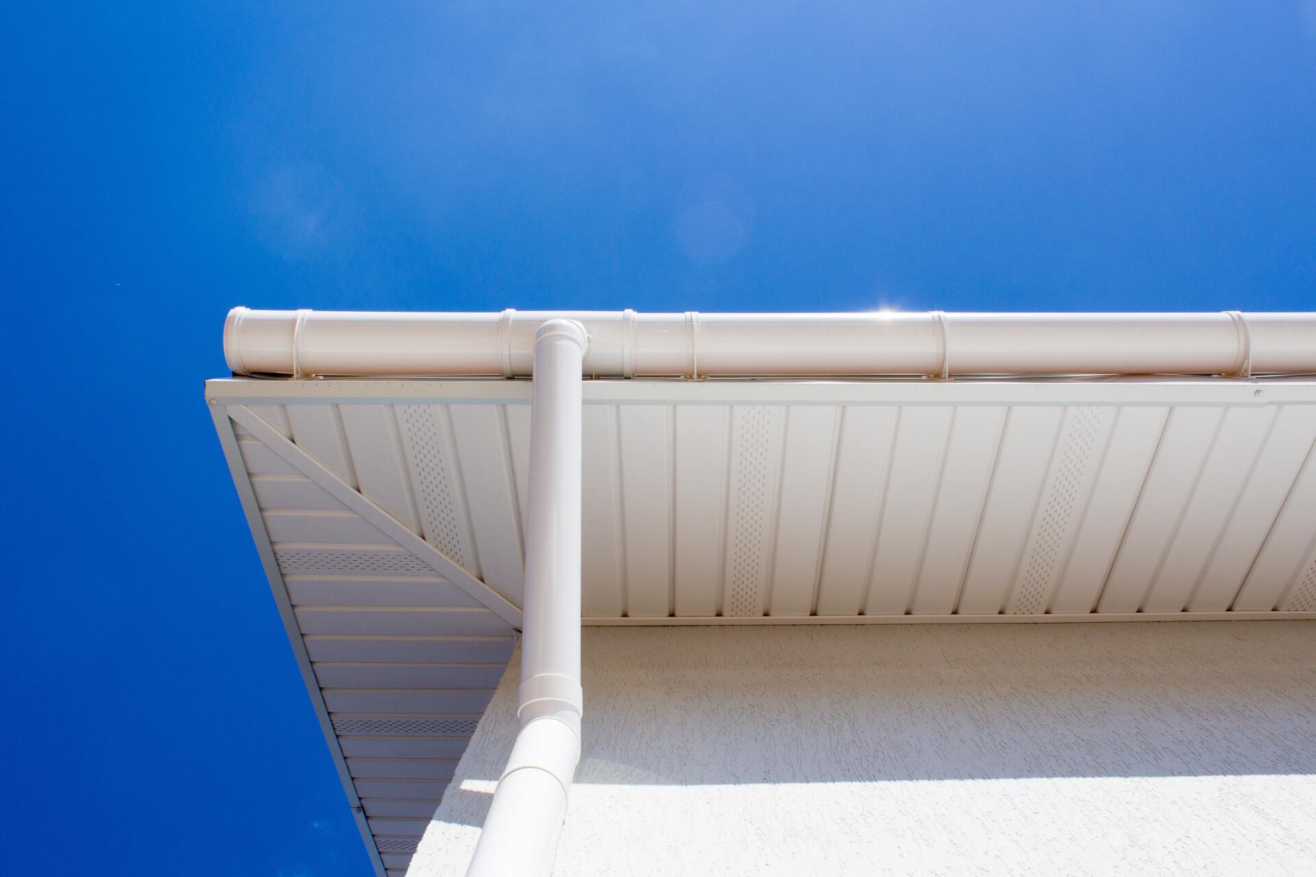 New roof and gutter