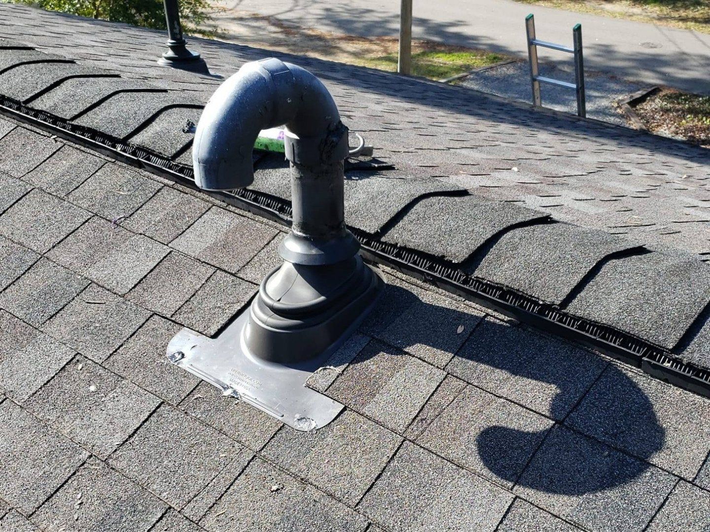Old roof that needs repair