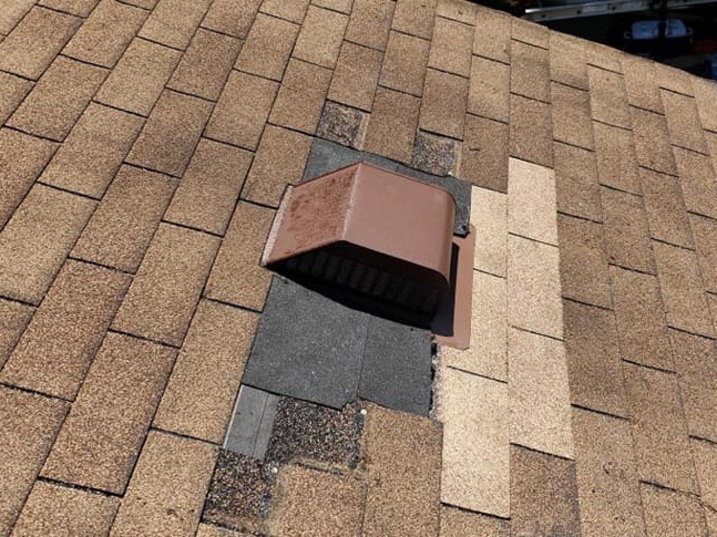 Old roof that needs repair