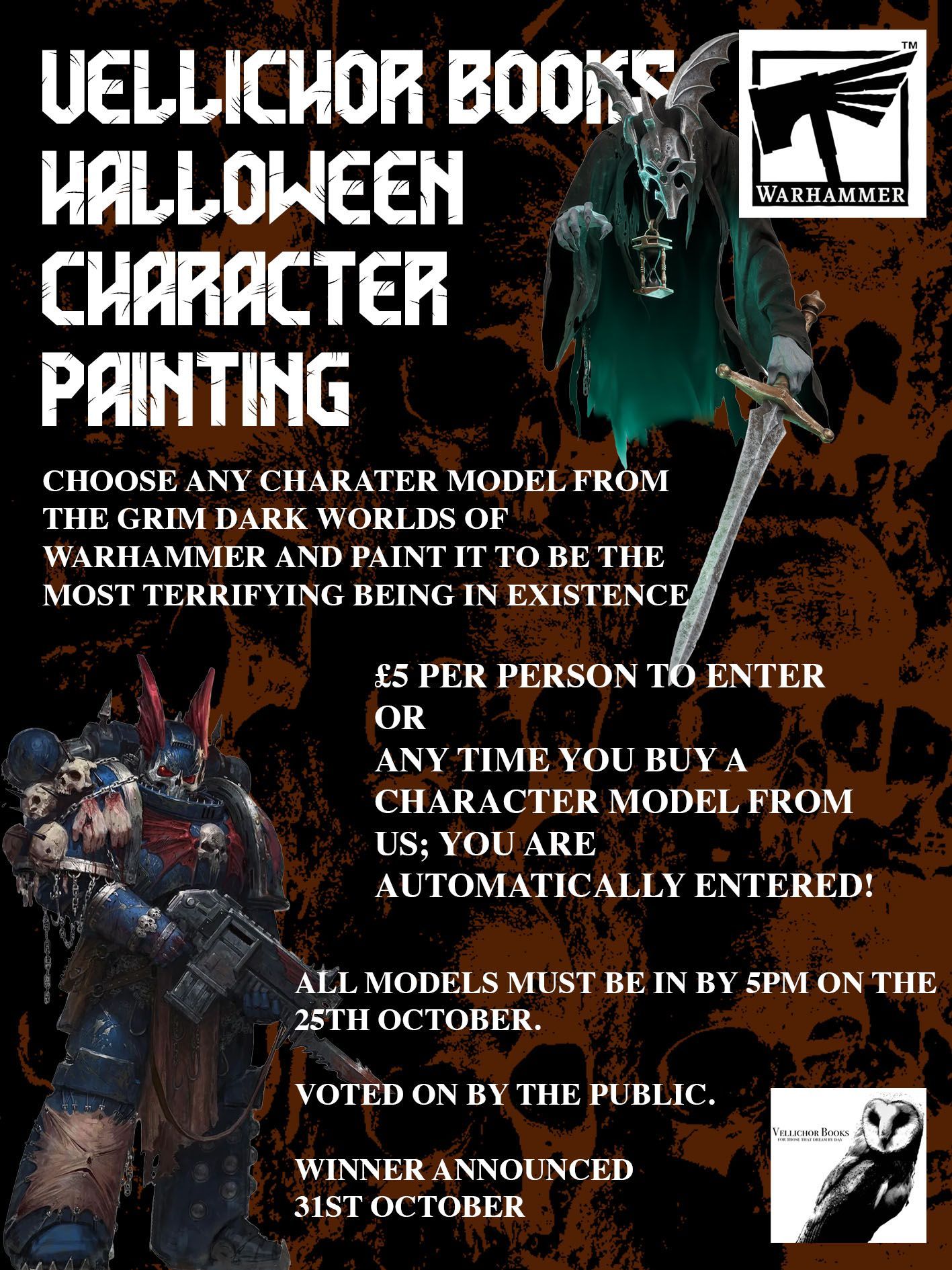Warhammer Halloween Character Painting Competition