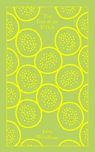 Yellow book cover with overlapping circular pattern and faint title text at top and bottom.