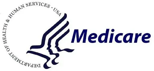 A logo for the department of health and human services