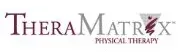 The logo for theramatrix physical therapy is shown on a white background.