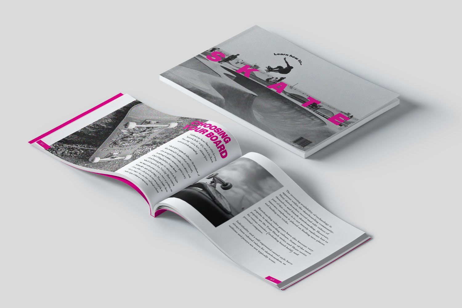 A book is open to a page with a picture of a person on it.