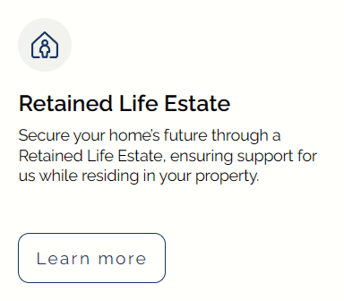 Retained life estate
