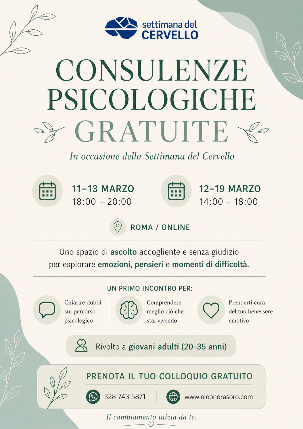 Eleonora Soro Psicologa Psicoterapeuta
