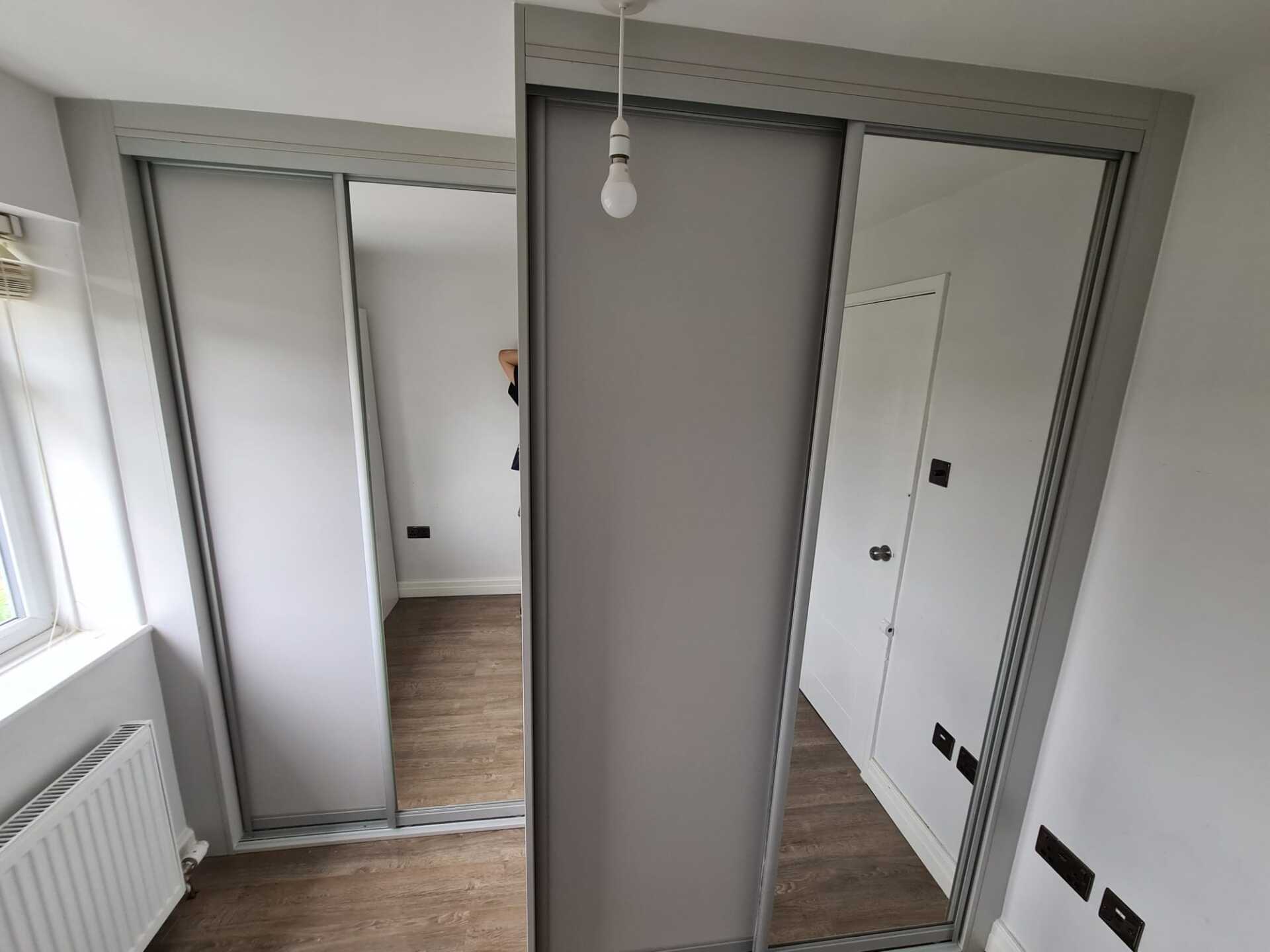 Two Double Wardrobes To Maximise Storage Space