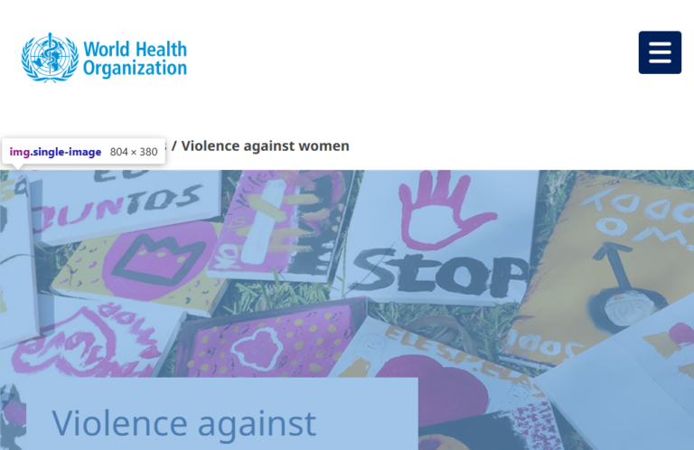 Signs with messages like 