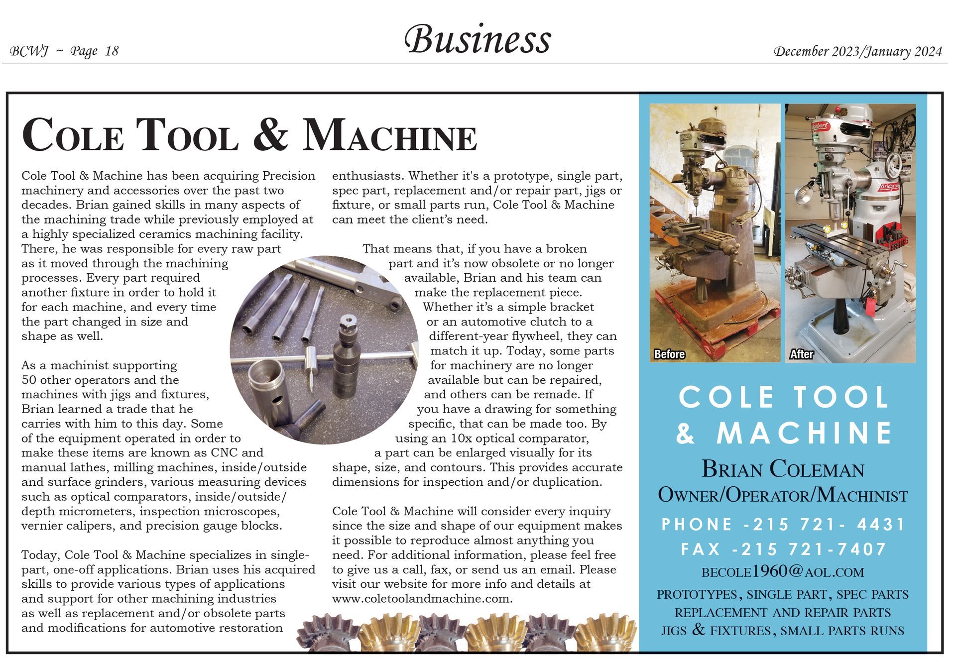 Bucks County Women's Journal Article