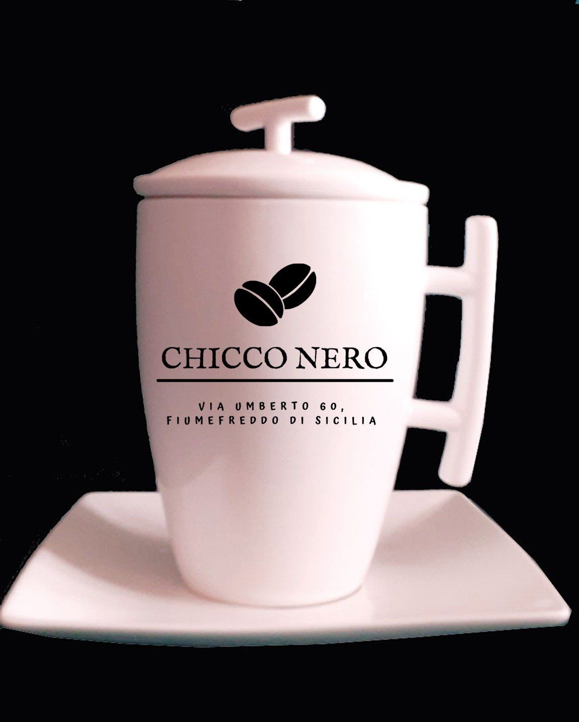 tazza da tè rosa