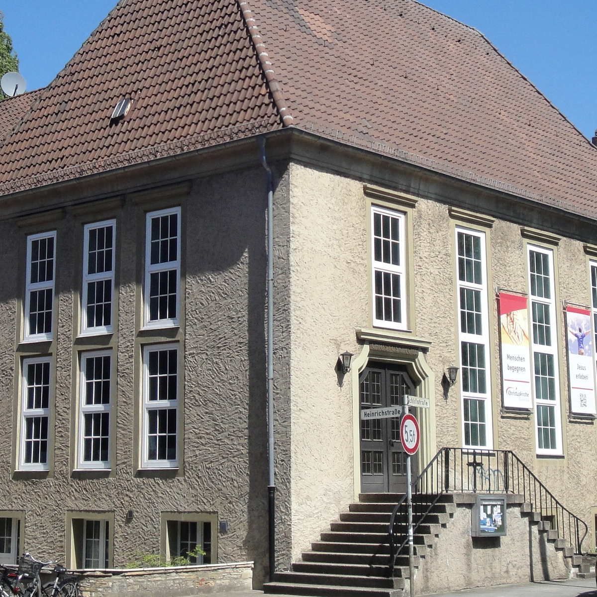 Die Christuskirche Osnabrück in der Heinrichstraße 64.