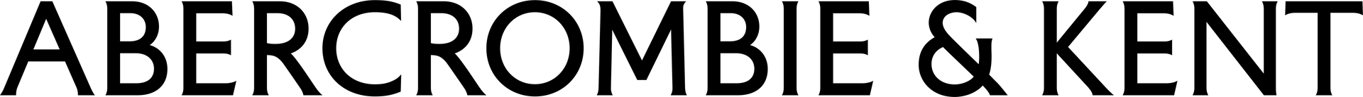 ABERCROMBIE & KENT in bold, black letters, a luxury travel company's logo.