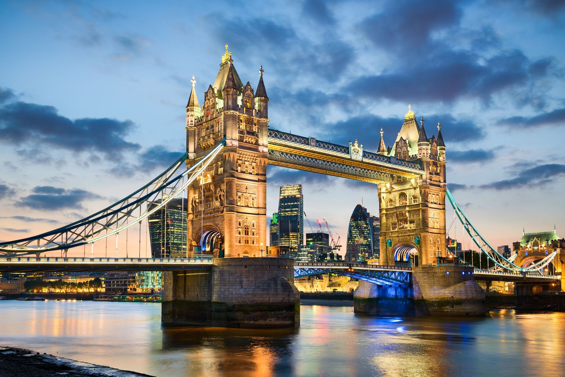 Tower Bridge spanning the River Thames in London, England, featured in a classic Europe itinerary by Latitude & Leisure