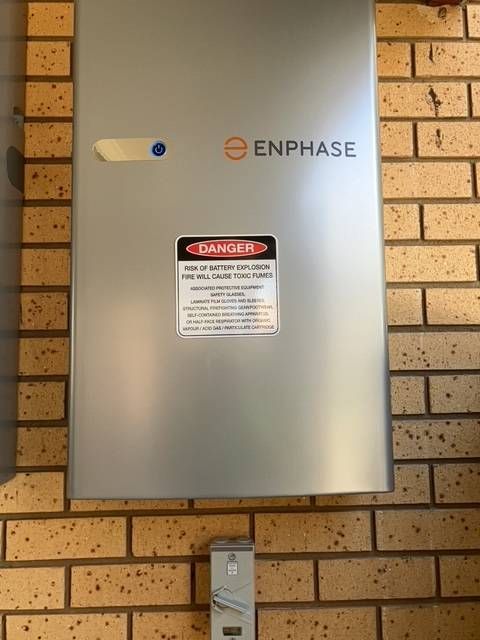 Solar Battery Install on Wall — Todd Basham Electrical in Cootamundra, NSW