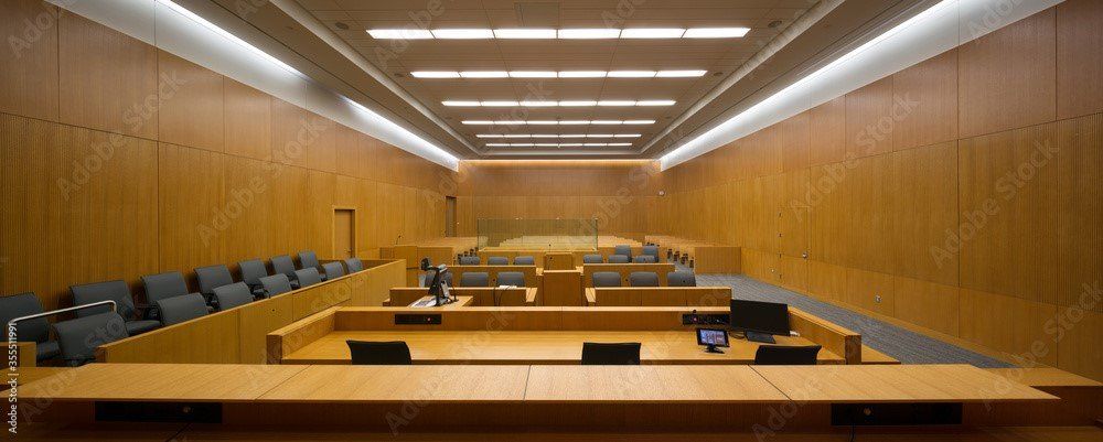 A courtroom